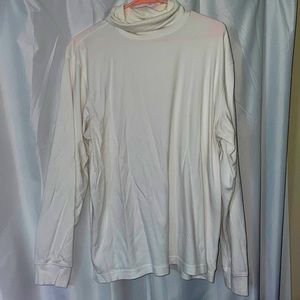 LL Bean White Turtleneck - Size L